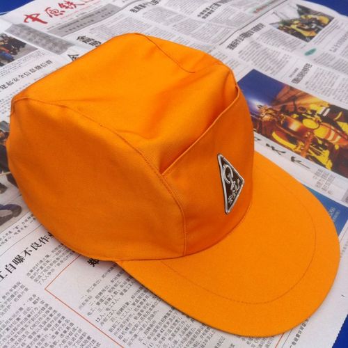 供应 安全防护帽铁路安全防护帽黄色布帽黄色呢料防护帽和安全帽